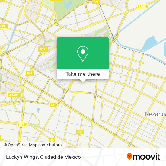 Lucky's Wings map