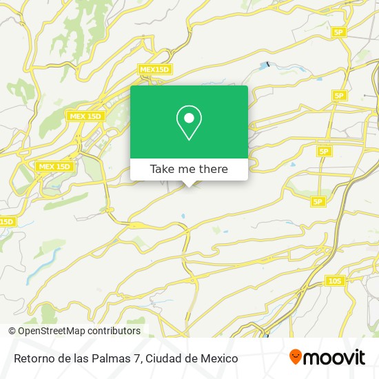 Retorno de las Palmas 7 map