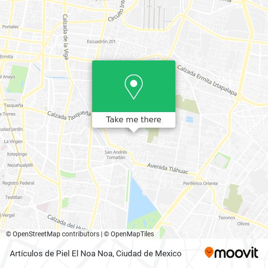 Artículos de Piel El Noa Noa map