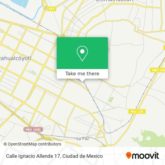 Mapa de Calle Ignacio Allende 17