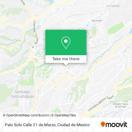 Mapa de Palo Solo Calle 21 de Marzo