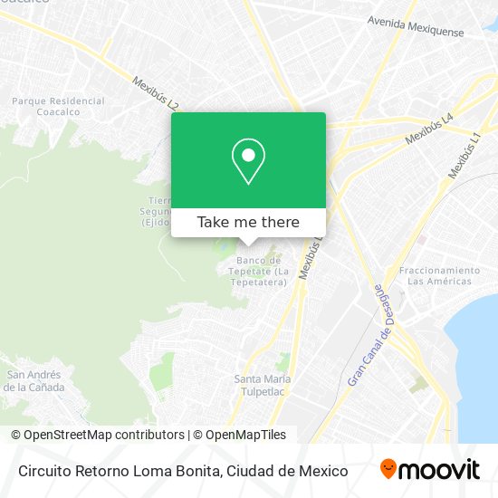 Circuito Retorno Loma Bonita map
