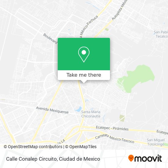 Calle Conalep Circuito map