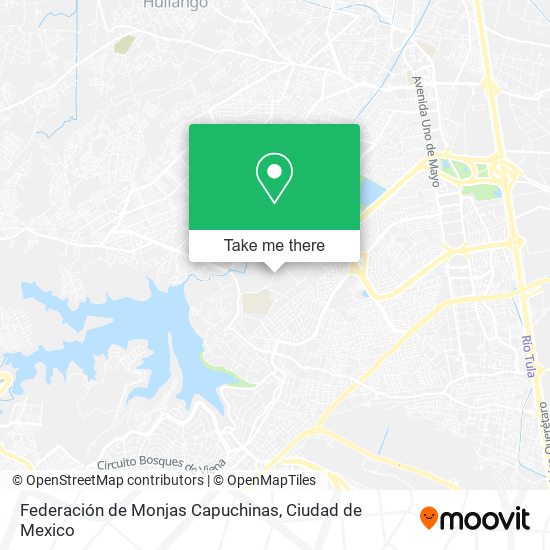 Mapa de Federación de Monjas Capuchinas