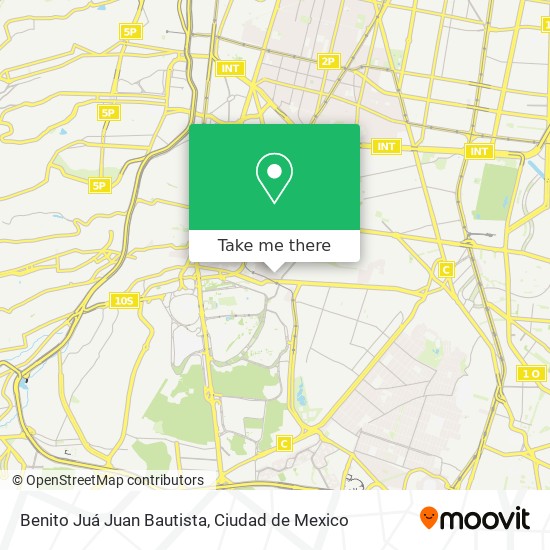 Benito Juá Juan Bautista map