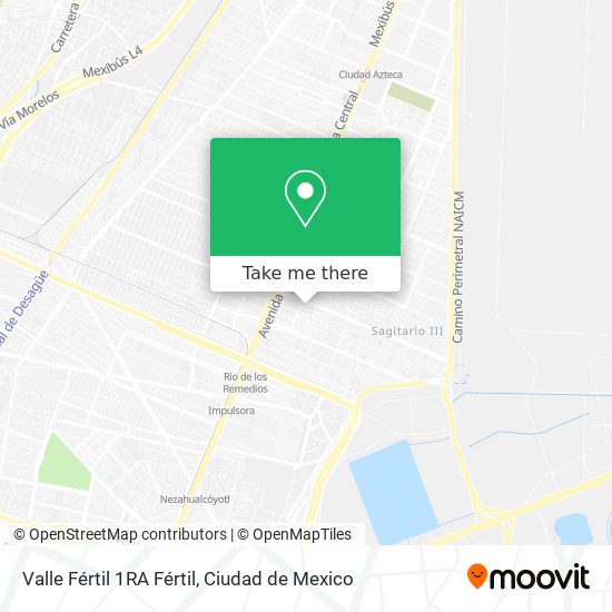 Valle Fértil 1RA Fértil map