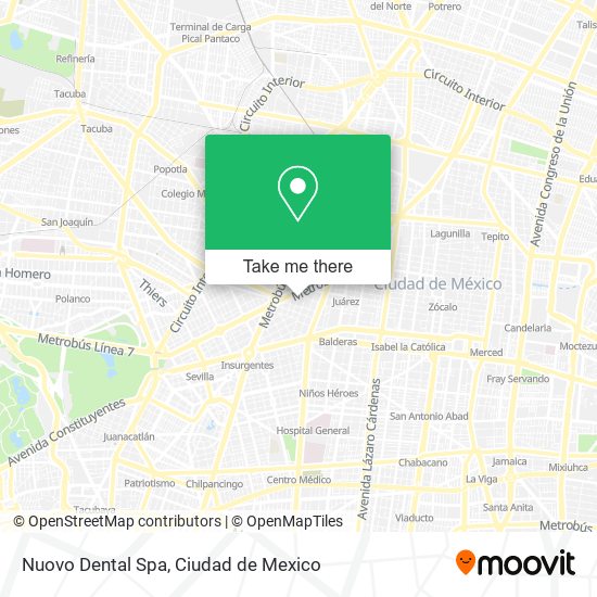 Mapa de Nuovo Dental Spa