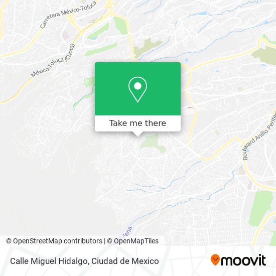 Mapa de Calle Miguel Hidalgo