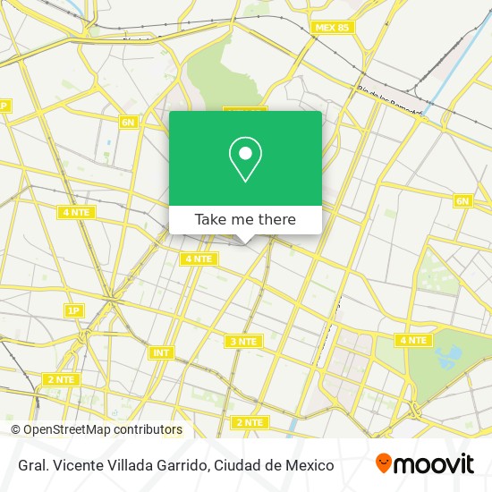 Gral. Vicente Villada Garrido map
