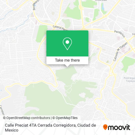 Mapa de Calle Preciat 4TA Cerrada Corregidora