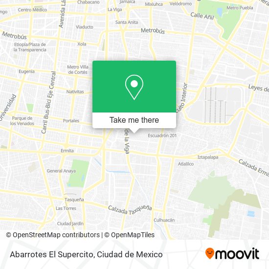 Abarrotes El Supercito map
