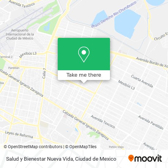 Salud y Bienestar Nueva Vida map