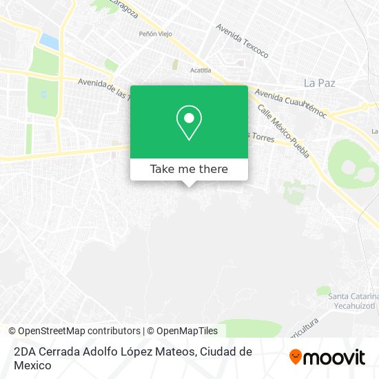 2DA Cerrada Adolfo López Mateos map