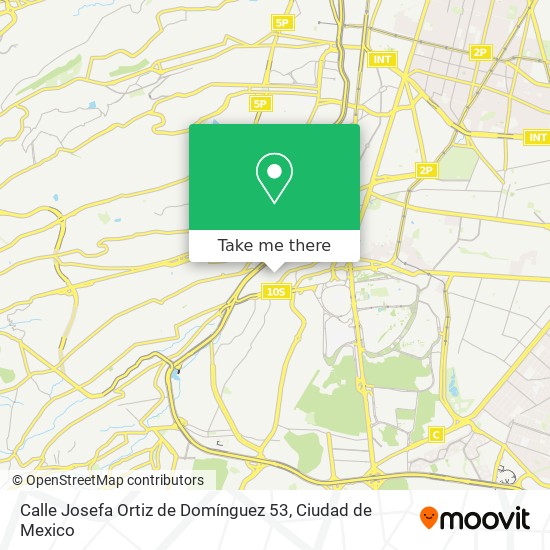 Calle Josefa Ortiz de Domínguez 53 map