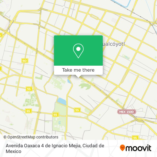 Avenida Oaxaca 4 de Ignacio Mejia map