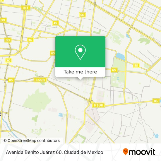 Mapa de Avenida Benito Juárez 60
