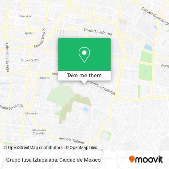 Mapa de Grupo Iusa Iztapalapa