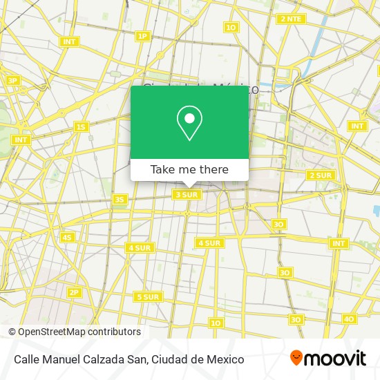 Calle Manuel Calzada San map