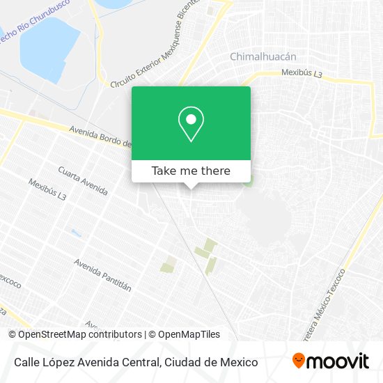 Calle López Avenida Central map