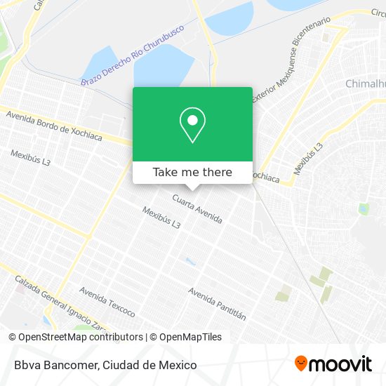 Bbva Bancomer map