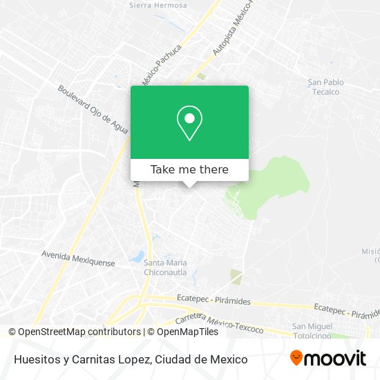 Huesitos y Carnitas Lopez map