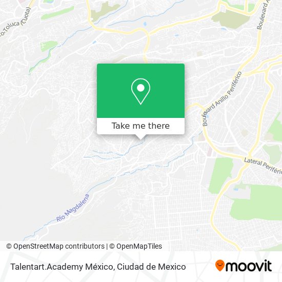Talentart.Academy México map