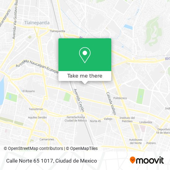 Calle Norte 65 1017 map