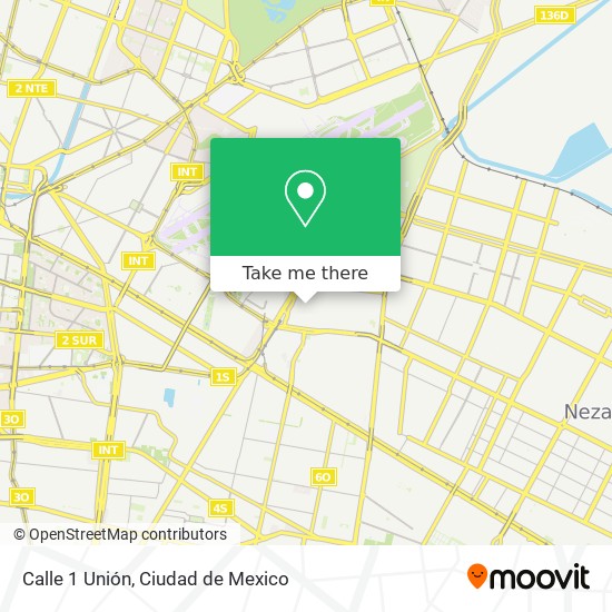 Mapa de Calle 1 Unión