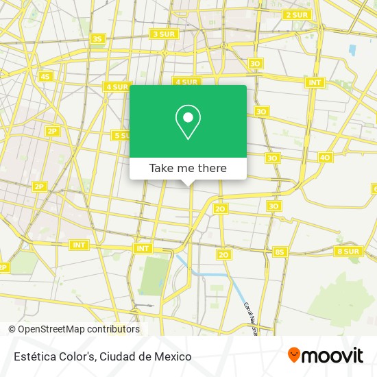 Estética Color's map