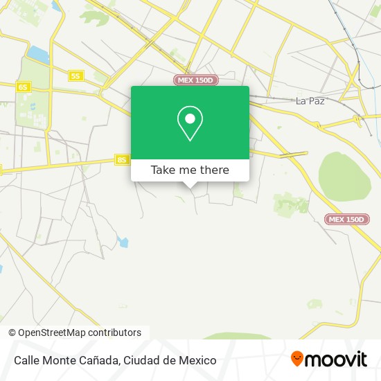 Mapa de Calle Monte Cañada