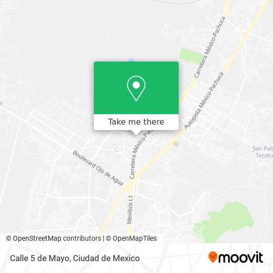 Calle 5 de Mayo map