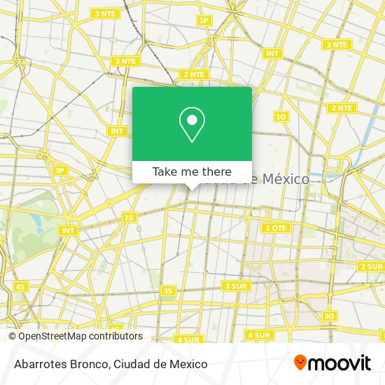Abarrotes Bronco map