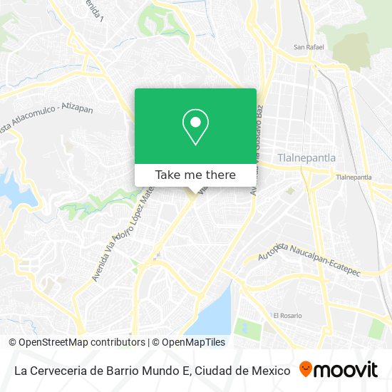Mapa de La Cerveceria de Barrio Mundo E