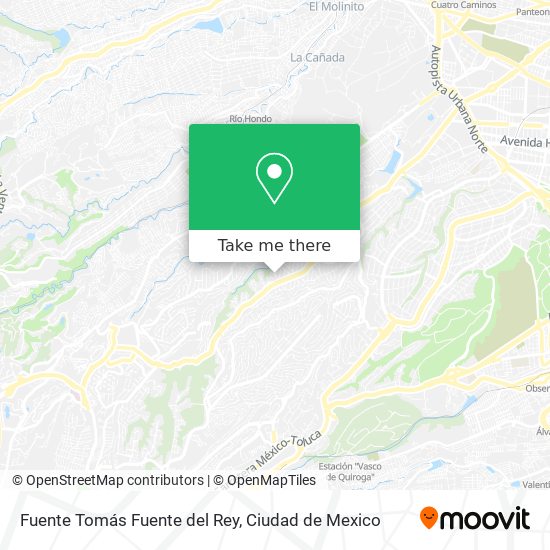 Fuente Tomás Fuente del Rey map