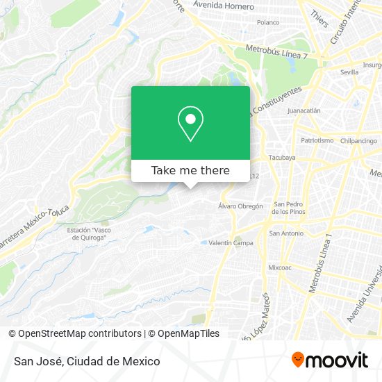 San José map