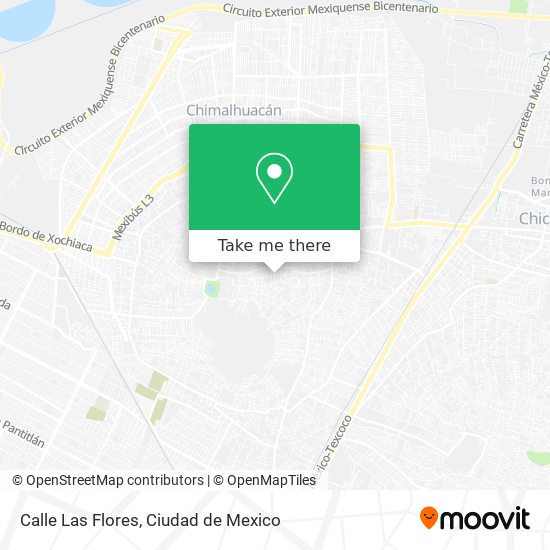 Calle Las Flores map