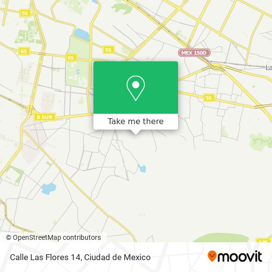 Calle Las Flores 14 map