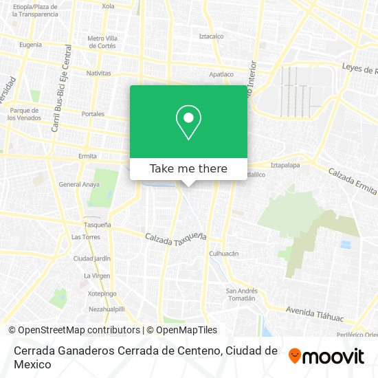 Cerrada Ganaderos Cerrada de Centeno map