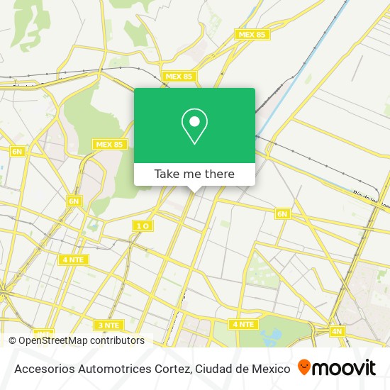 Accesorios Automotrices Cortez map