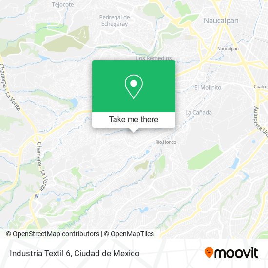 Industria Textil 6, Alfredo V. Bonfil map