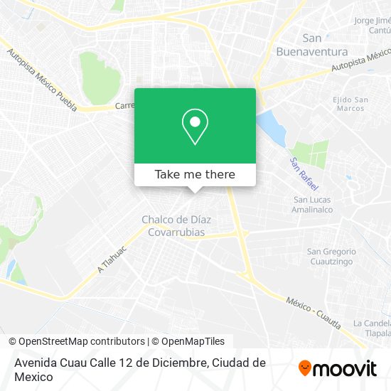 Avenida Cuau Calle 12 de Diciembre map