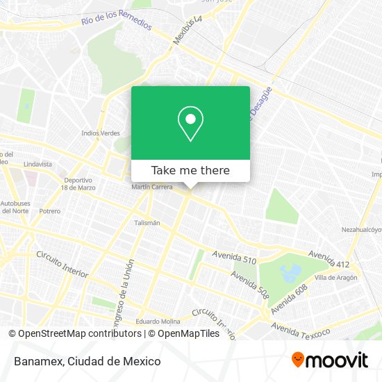 Banamex map