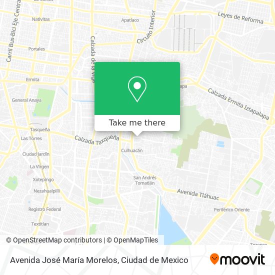 Mapa de Avenida José María Morelos