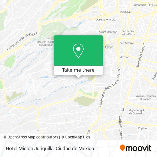 Hotel Mision Juriquilla map