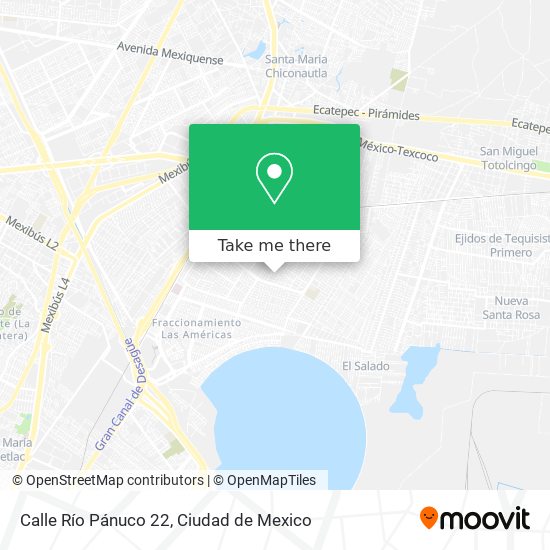 Calle Río Pánuco 22 map
