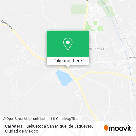 Carretera Huehuetoca San Miguel de Jagüeyes map