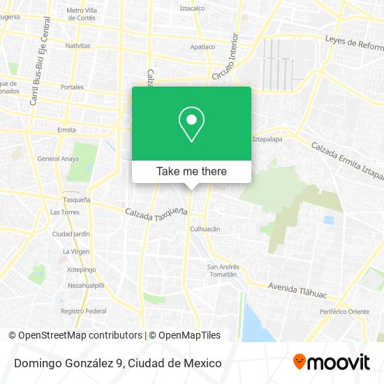 Domingo González 9 map
