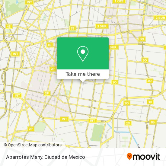 Mapa de Abarrotes Many