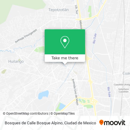 Bosques de Calle Bosque Alpino map