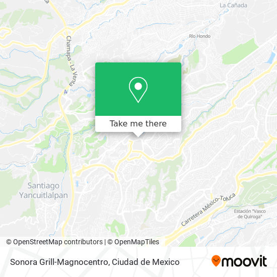 Sonora Grill-Magnocentro map